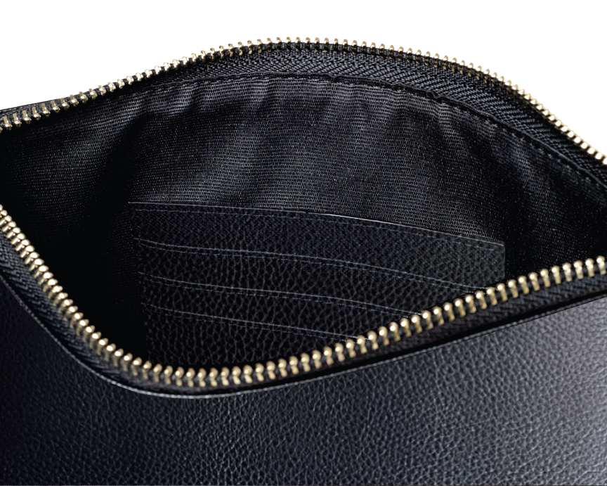 CLUTCH NEGRO BOLD SERIF