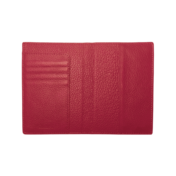 PORTA PASAPORTE ROJO