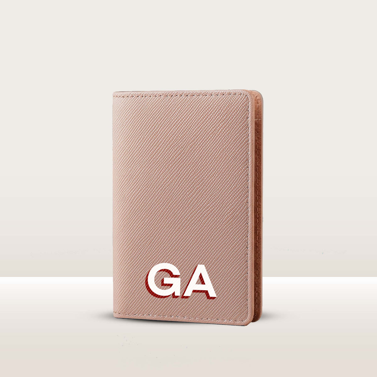 Shadow Text Vertical Bi-fold